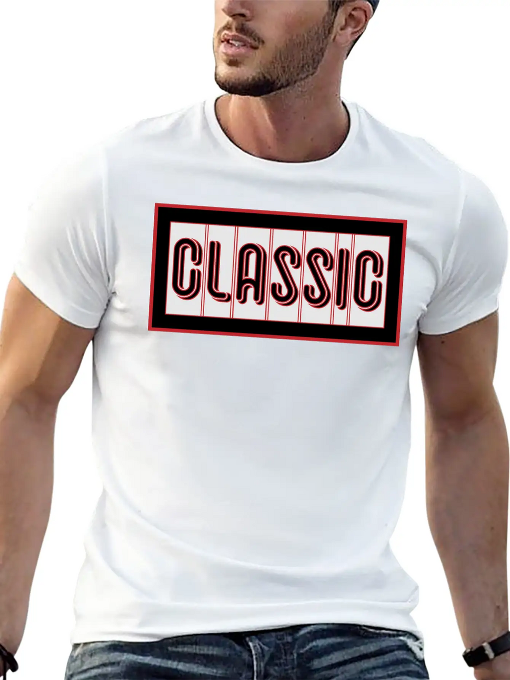 Classic: Classic Short Word Relaxed Everyday Tee – Lightweight And Durable Cotton