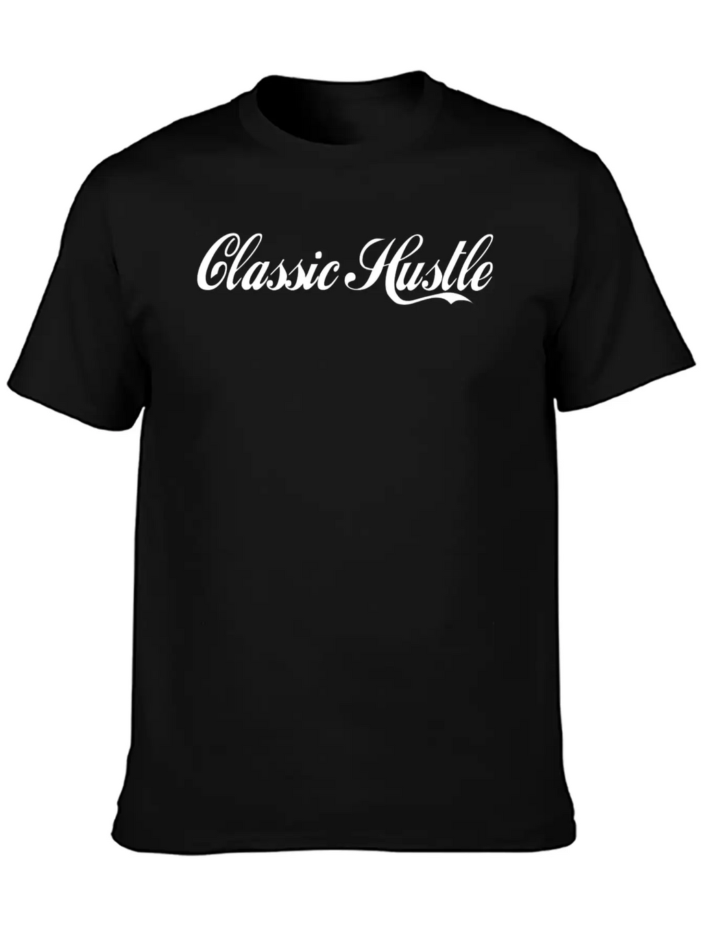 Classic Hustle Basic Graphic T-Shirt – Daily Comfort In Soft Cotton