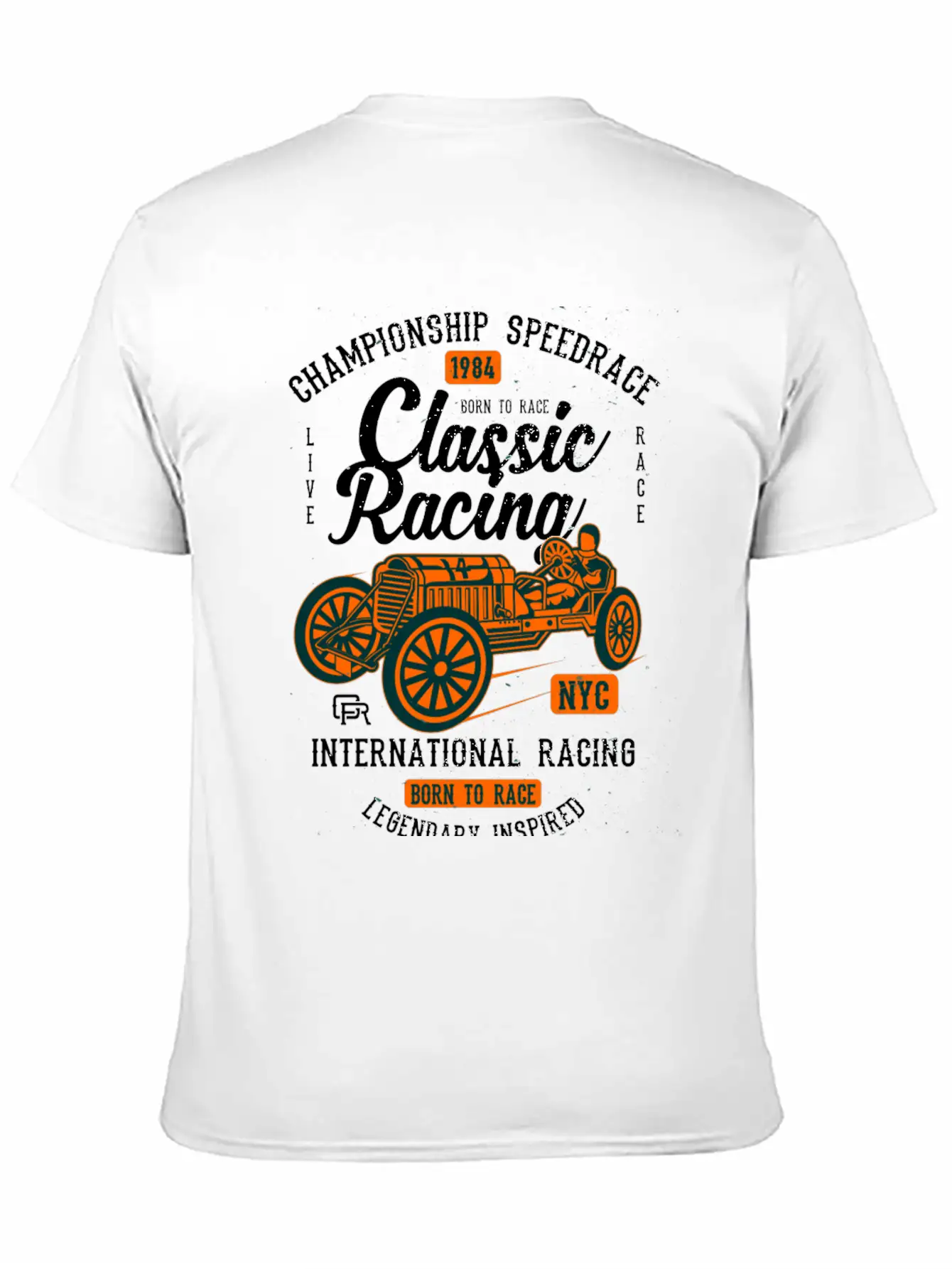 Classic Racing2 Classic Cotton Tee – Unisex Comfort For Any Season
