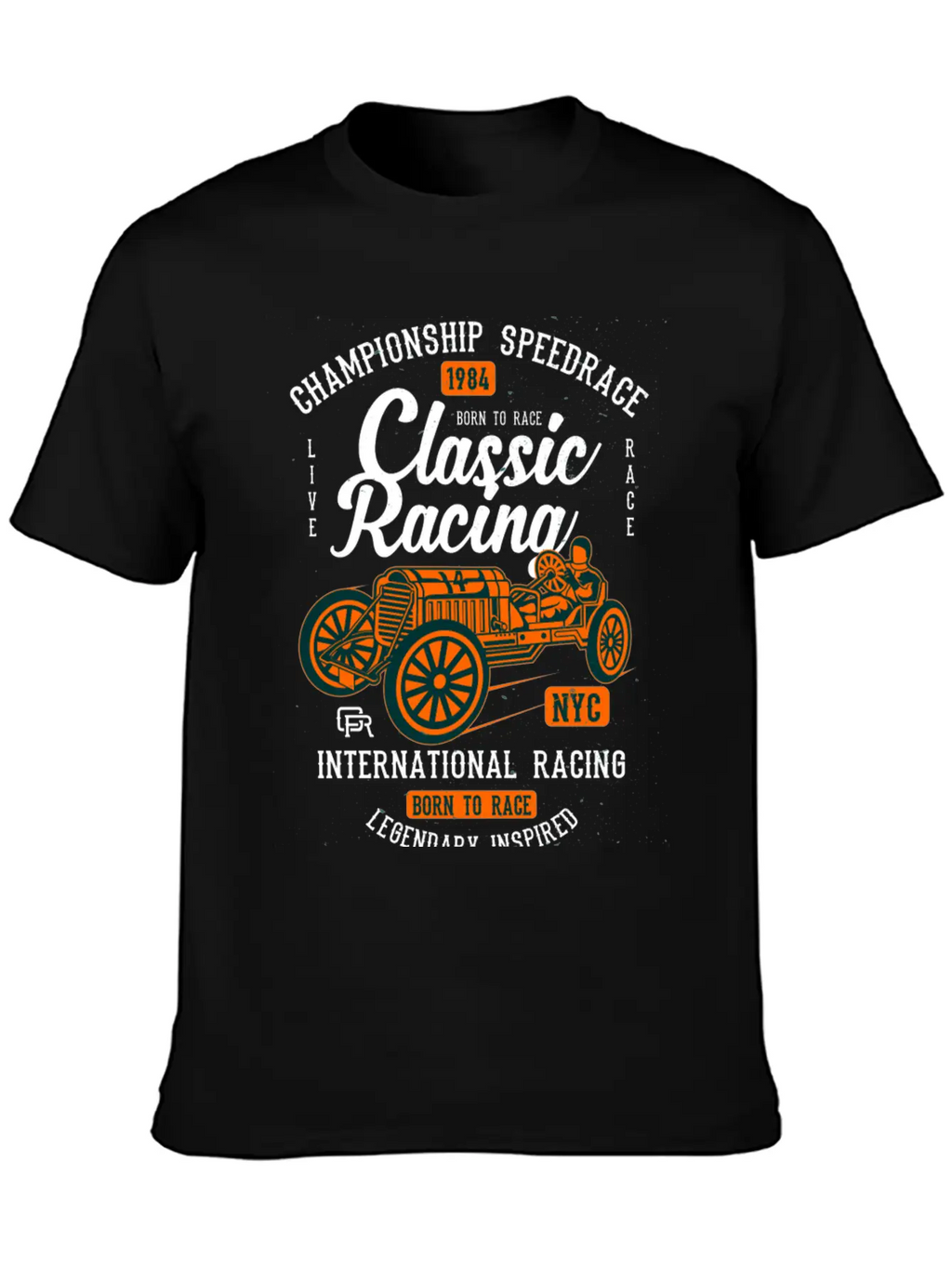 Classic Racing2 Classic Cotton Tee – Unisex Comfort For Any Season