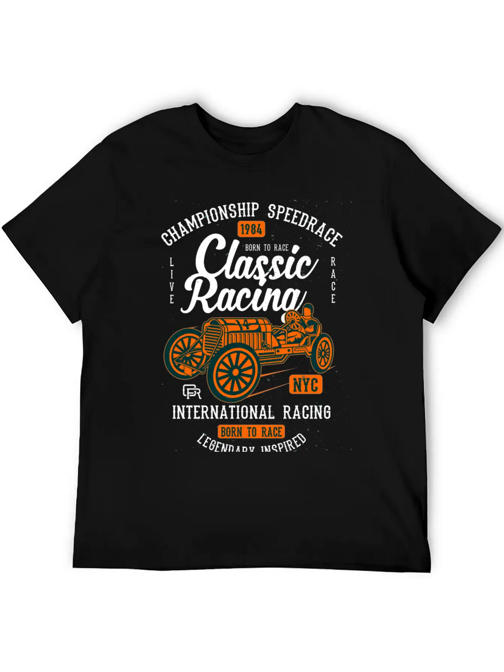 Classic Racing2 Classic Cotton Tee – Unisex Comfort For Any Season
