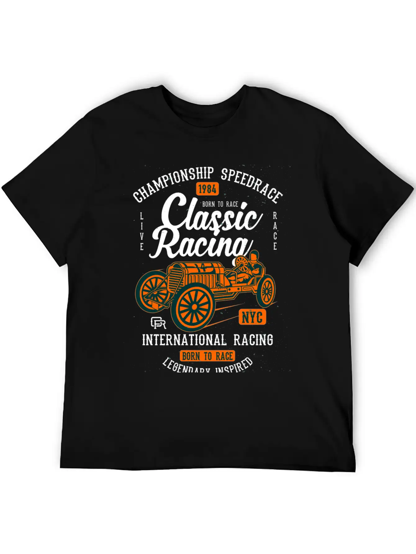 Classic Racing2 Classic Cotton Tee – Unisex Comfort For Any Season