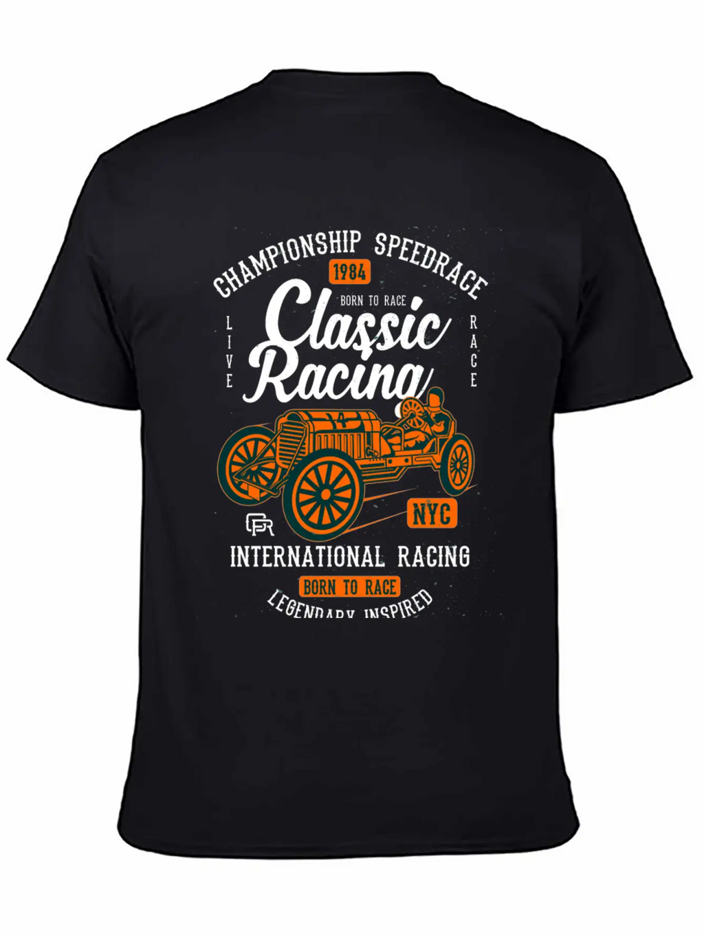 Classic Racing2 Classic Cotton Tee – Unisex Comfort For Any Season