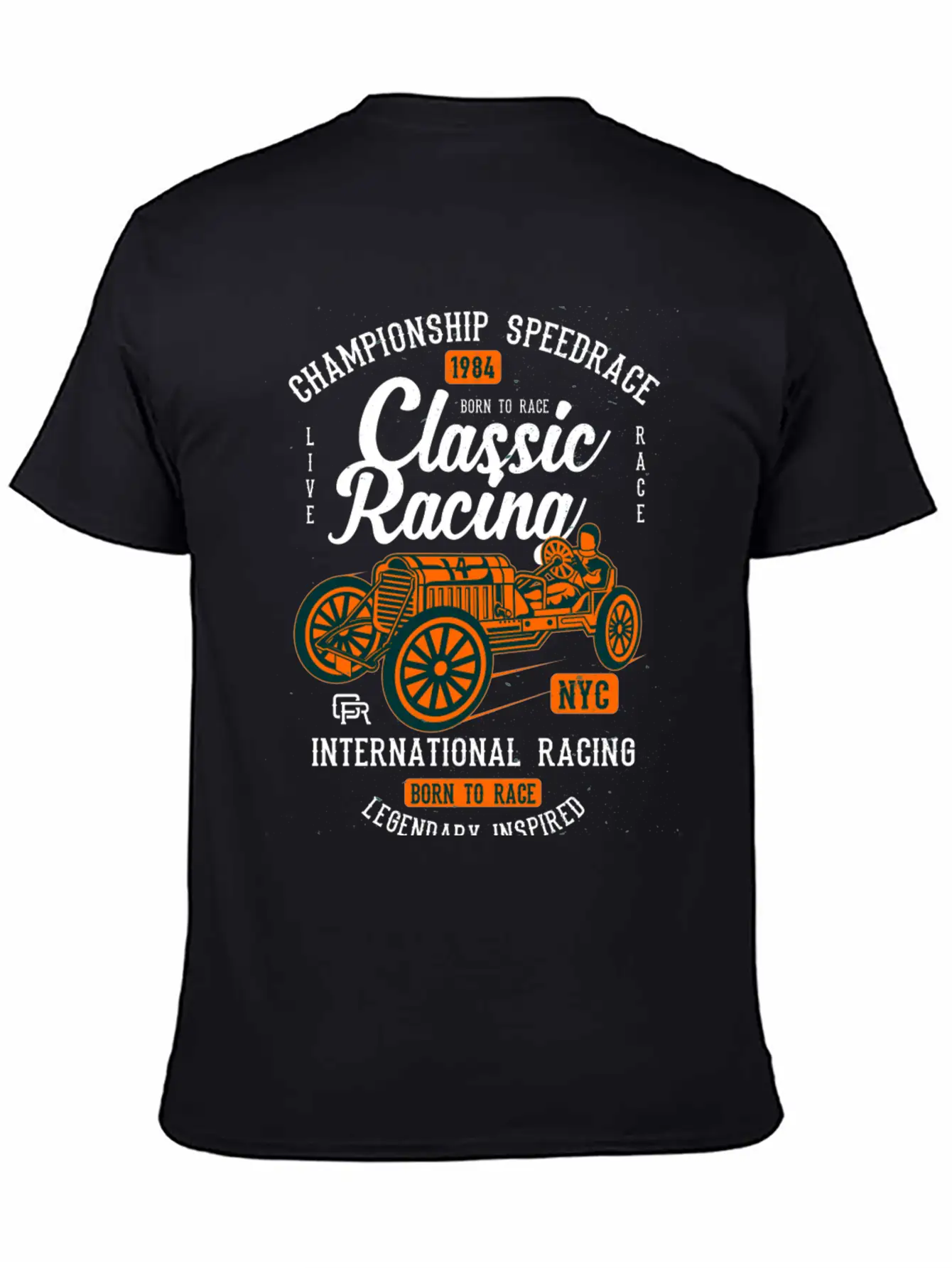 Classic Racing2 Classic Cotton Tee – Unisex Comfort For Any Season
