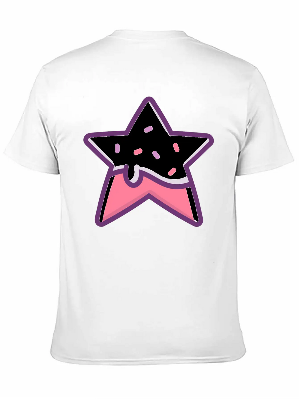 Classic Retro Game Star Power Up With Frosting Modern Fit Casual T-Shirt – Clean And Versatile Design
