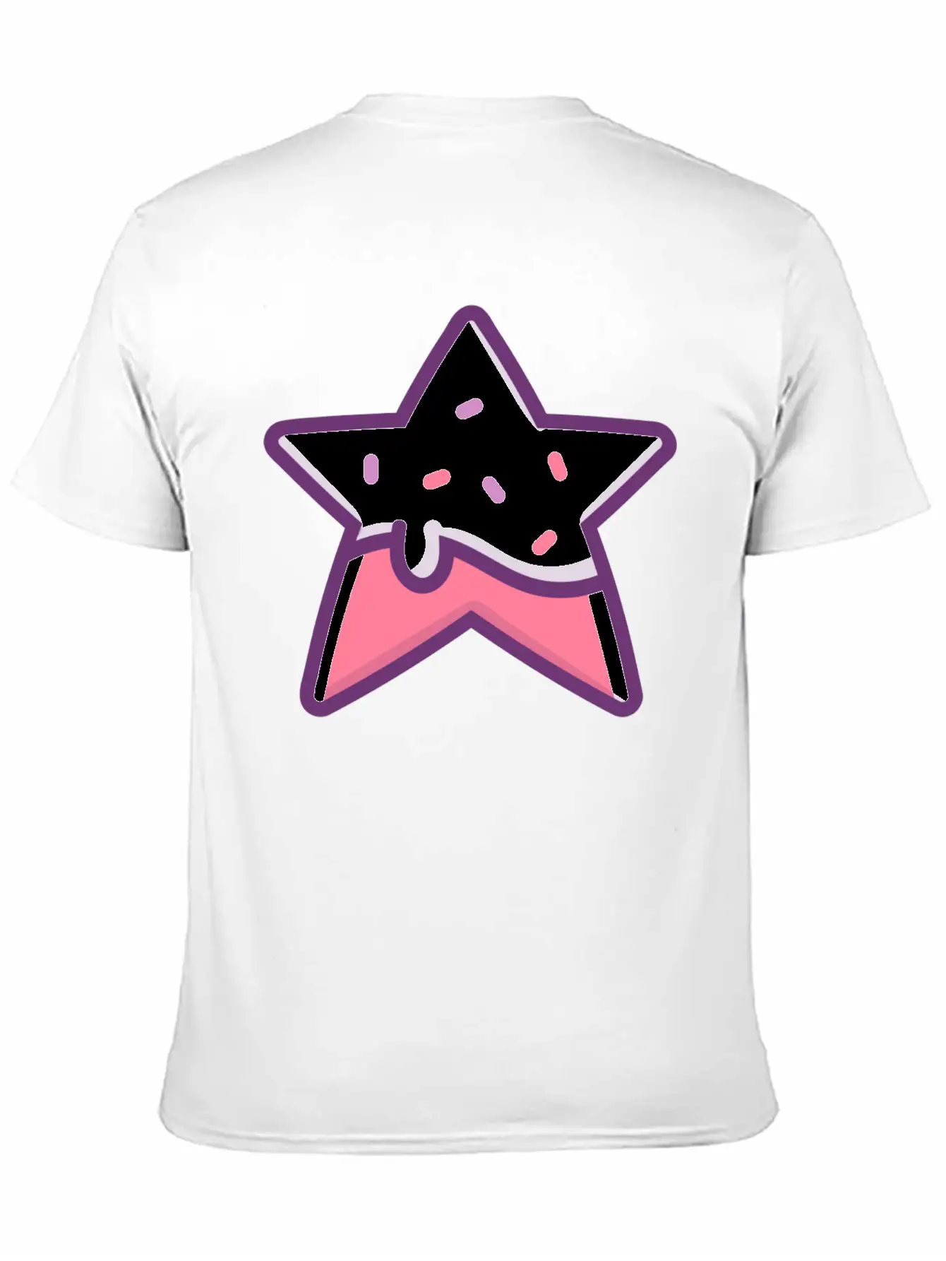 Classic Retro Game Star Power Up With Frosting Modern Fit Casual T-Shirt – Clean And Versatile Design