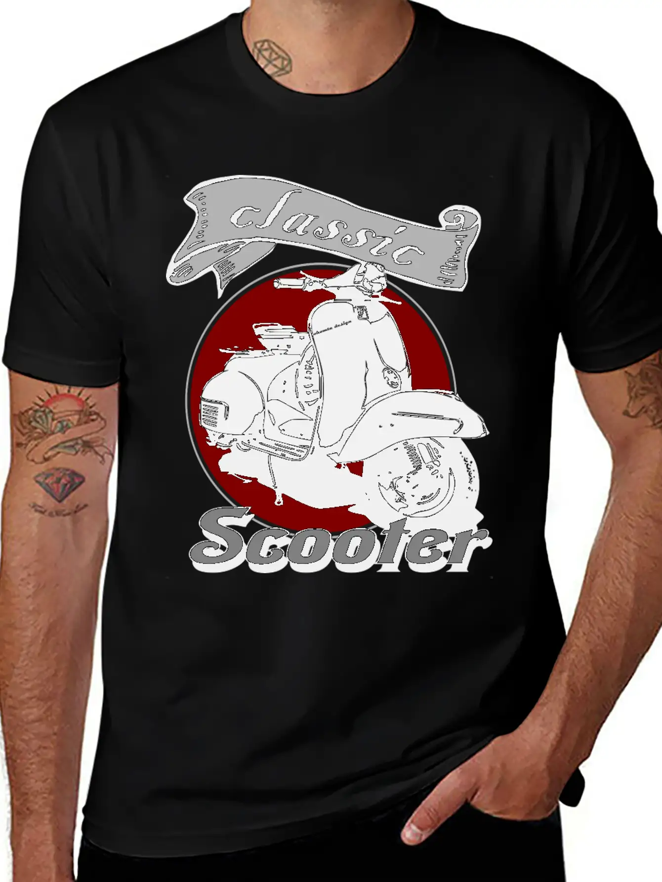 Classic Scooter Classic Cotton Tee – Unisex Comfort For Any Season