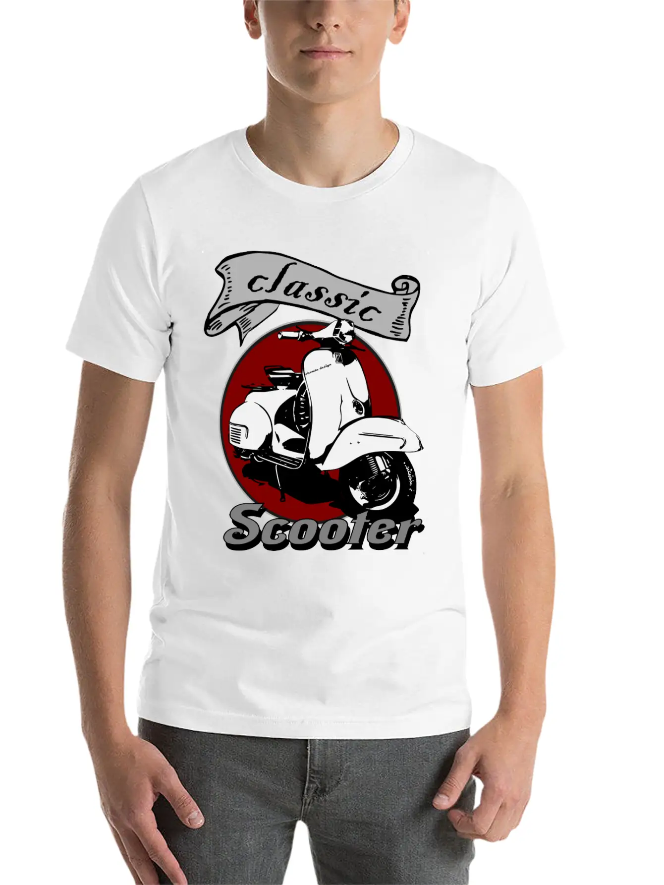 Classic Scooter Classic Cotton Tee – Unisex Comfort For Any Season