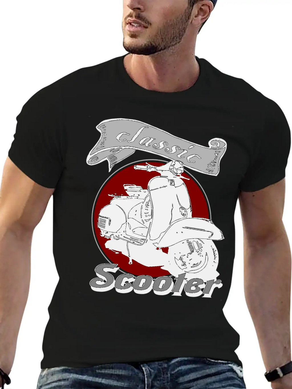 Classic Scooter Classic Cotton Tee – Unisex Comfort For Any Season