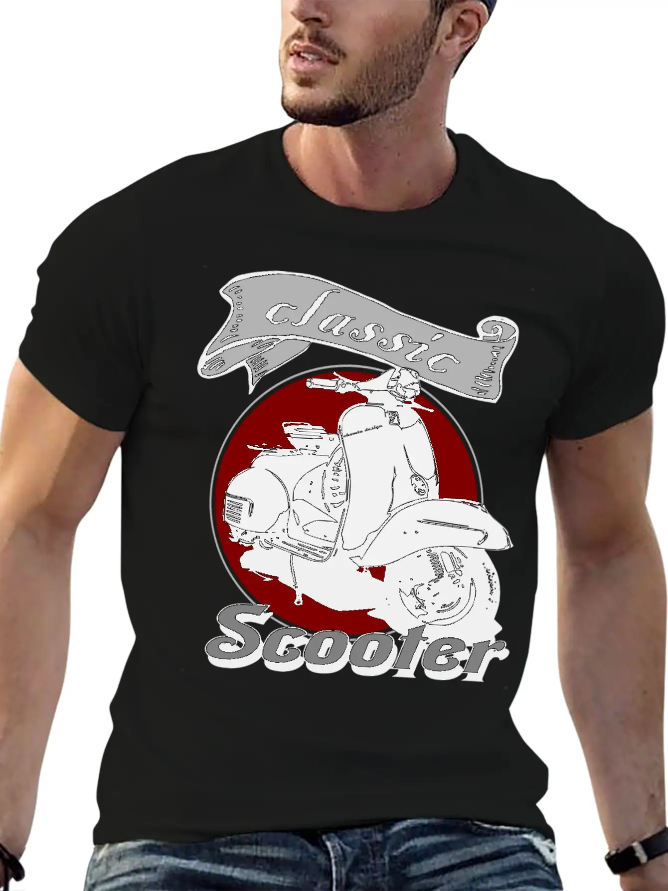 Classic Scooter Classic Cotton Tee – Unisex Comfort For Any Season