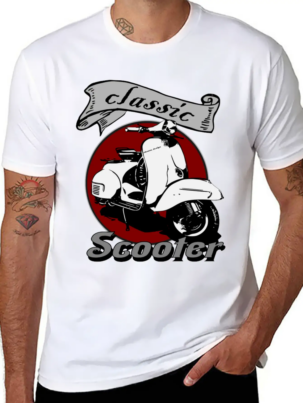 Classic Scooter Classic Cotton Tee – Unisex Comfort For Any Season