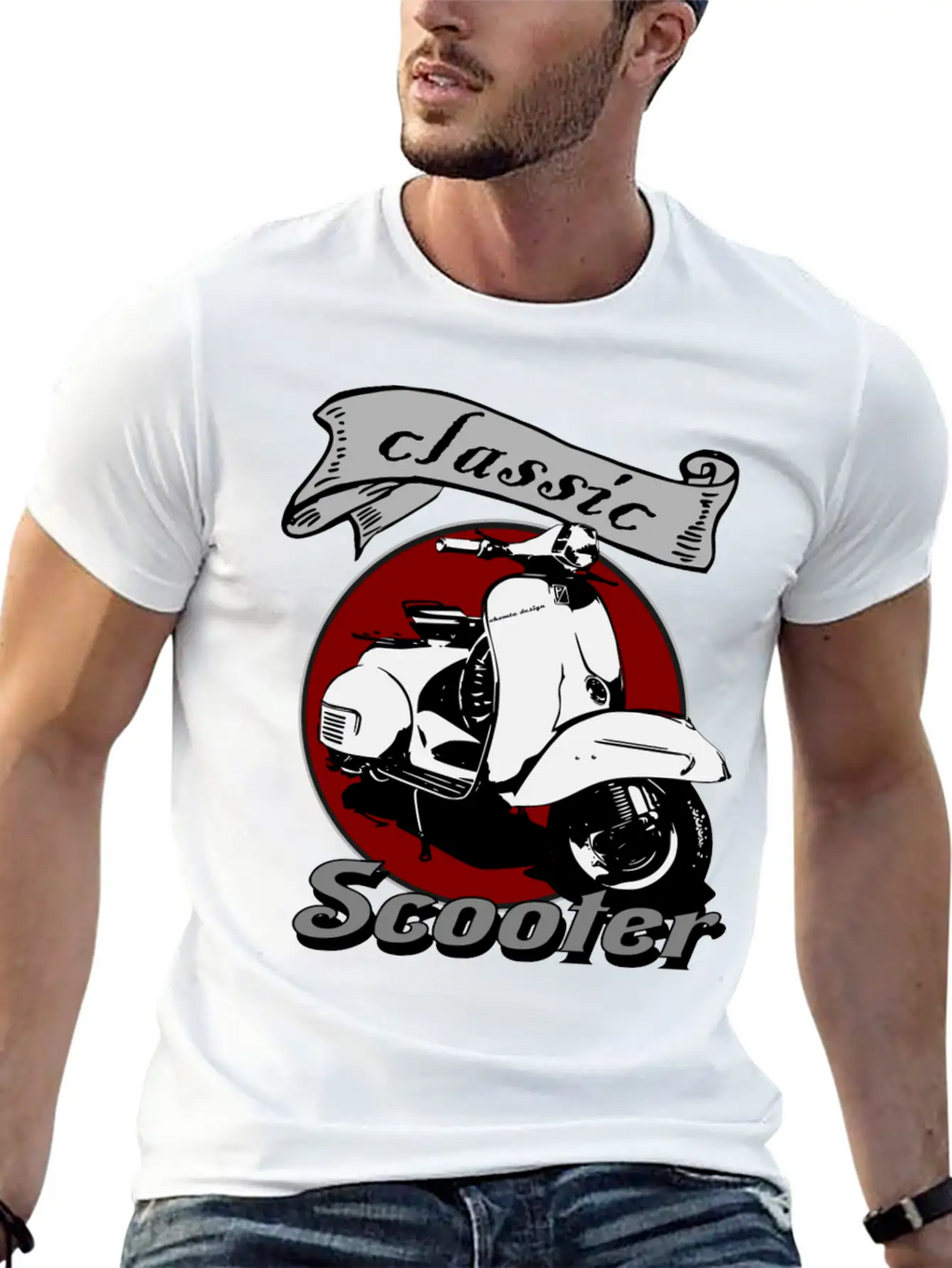 Classic Scooter Classic Cotton Tee – Unisex Comfort For Any Season