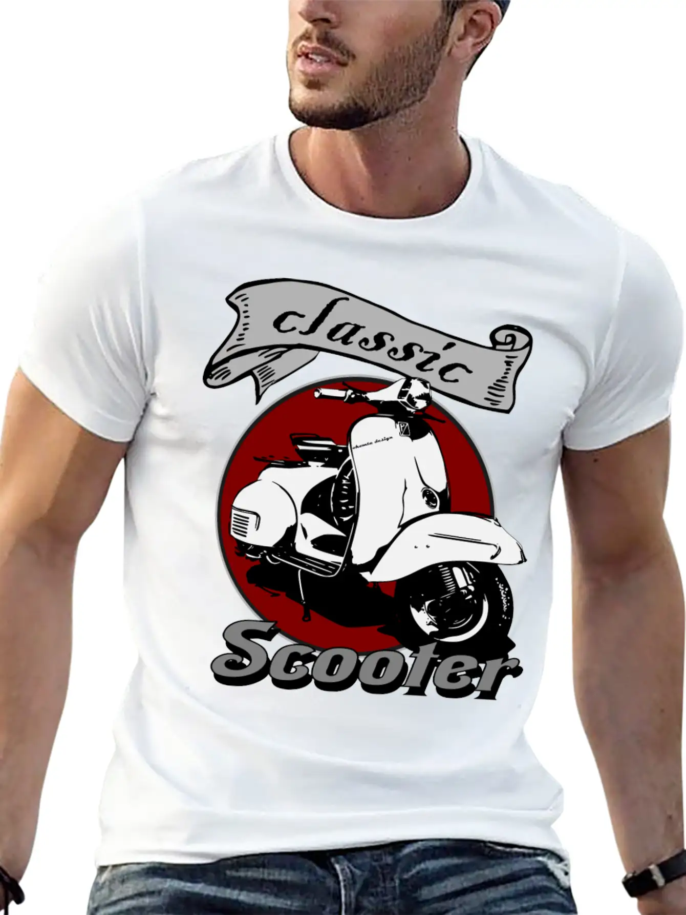 Classic Scooter Classic Cotton Tee – Unisex Comfort For Any Season