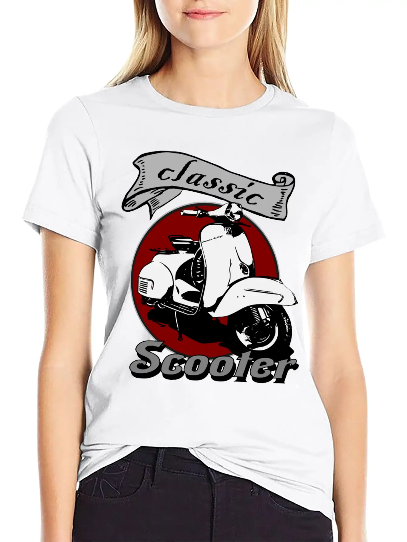 Classic Scooter Classic Cotton Tee – Unisex Comfort For Any Season