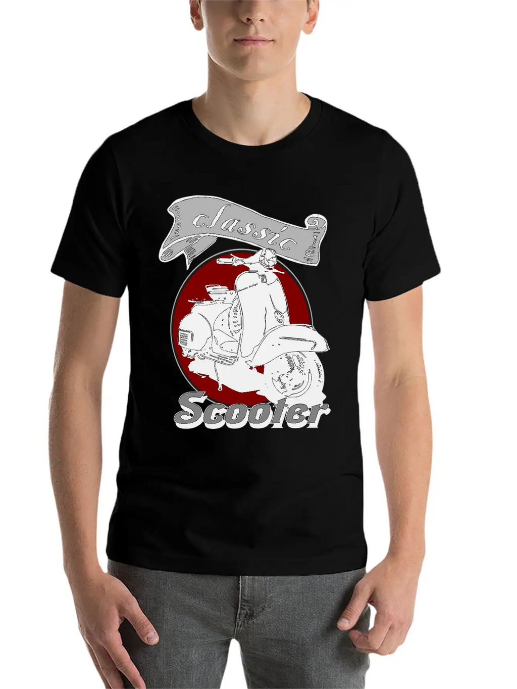 Classic Scooter Classic Cotton Tee – Unisex Comfort For Any Season