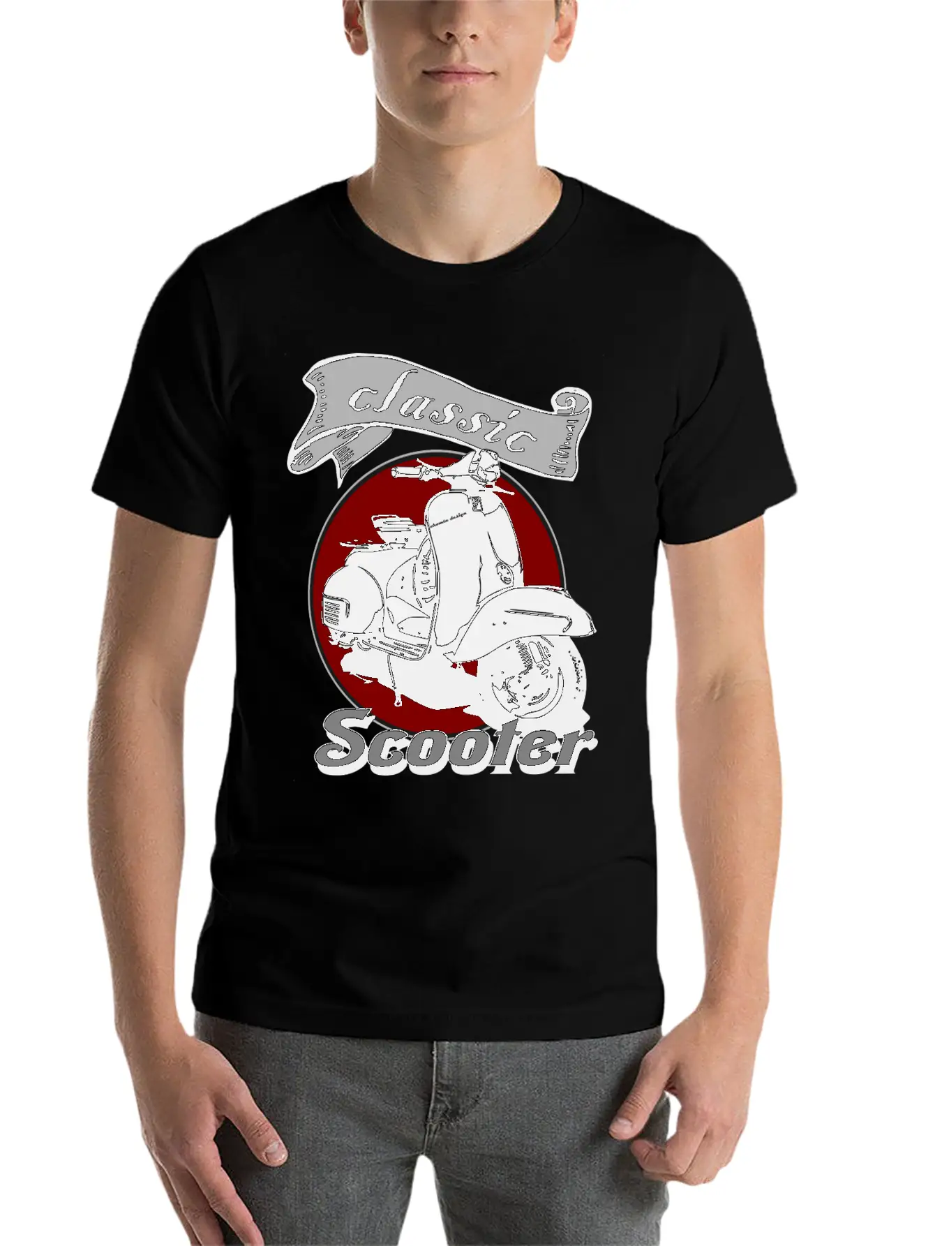 Classic Scooter Classic Cotton Tee – Unisex Comfort For Any Season