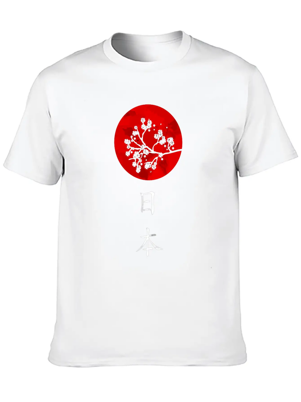 Classic Traditional Japanese Flag With Hiragana Unisex Casual T-Shirt – Clean Design For Daily Comfort