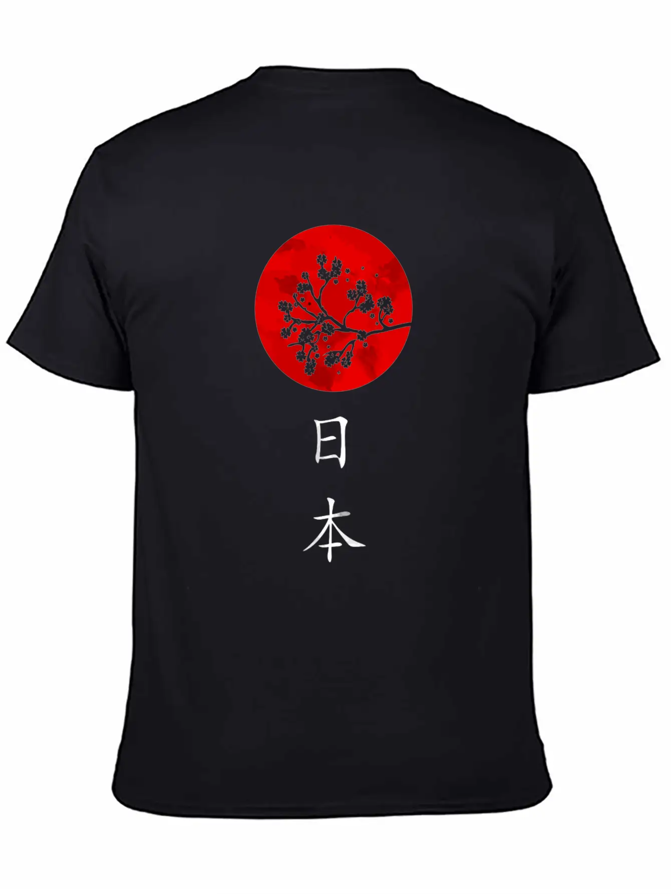 Classic Traditional Japanese Flag With Hiragana Unisex Casual T-Shirt – Clean Design For Daily Comfort
