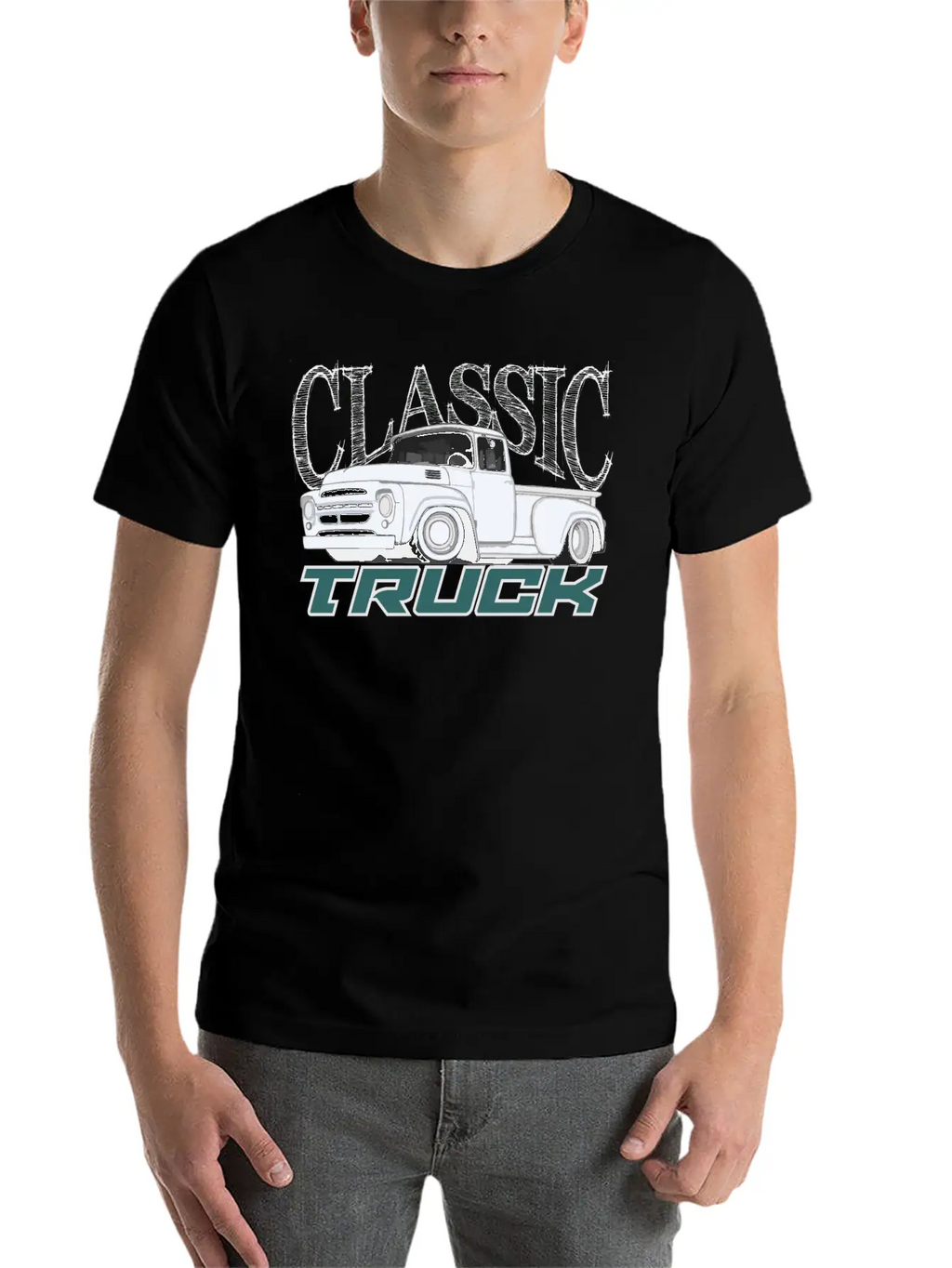 Classic Truck II Basic Graphic T-Shirt – Daily Comfort In Soft Cotton