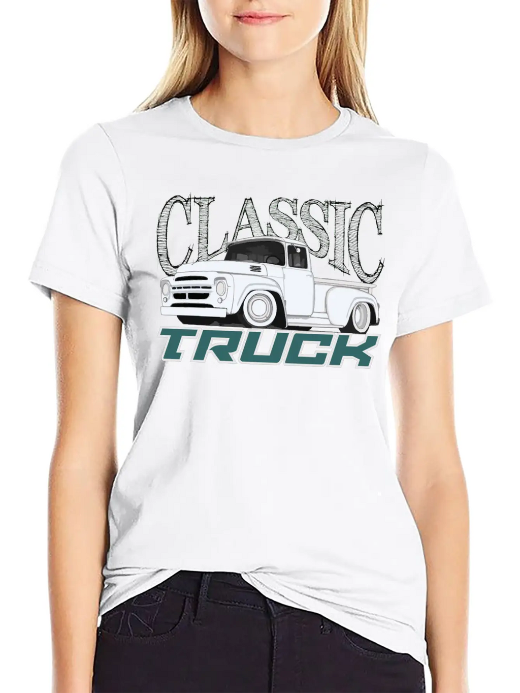 Classic Truck II Basic Graphic T-Shirt – Daily Comfort In Soft Cotton