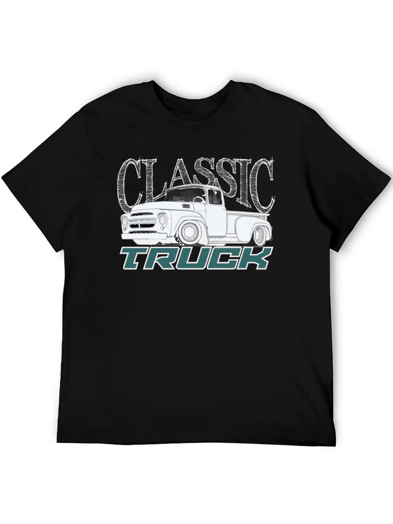 Classic Truck II Basic Graphic T-Shirt – Daily Comfort In Soft Cotton