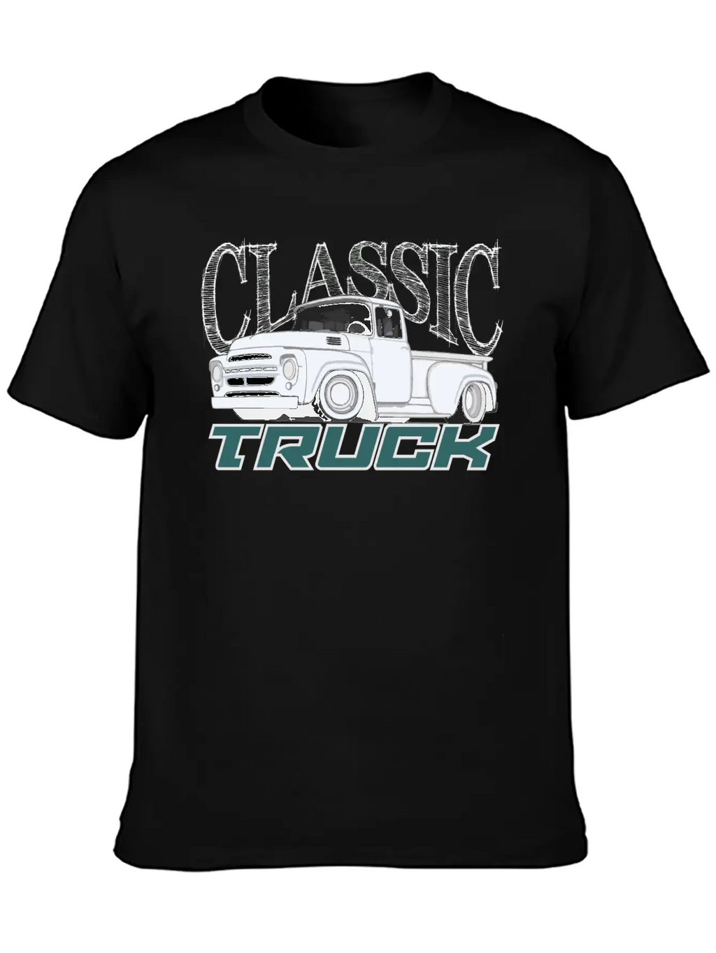 Classic Truck II Basic Graphic T-Shirt – Daily Comfort In Soft Cotton