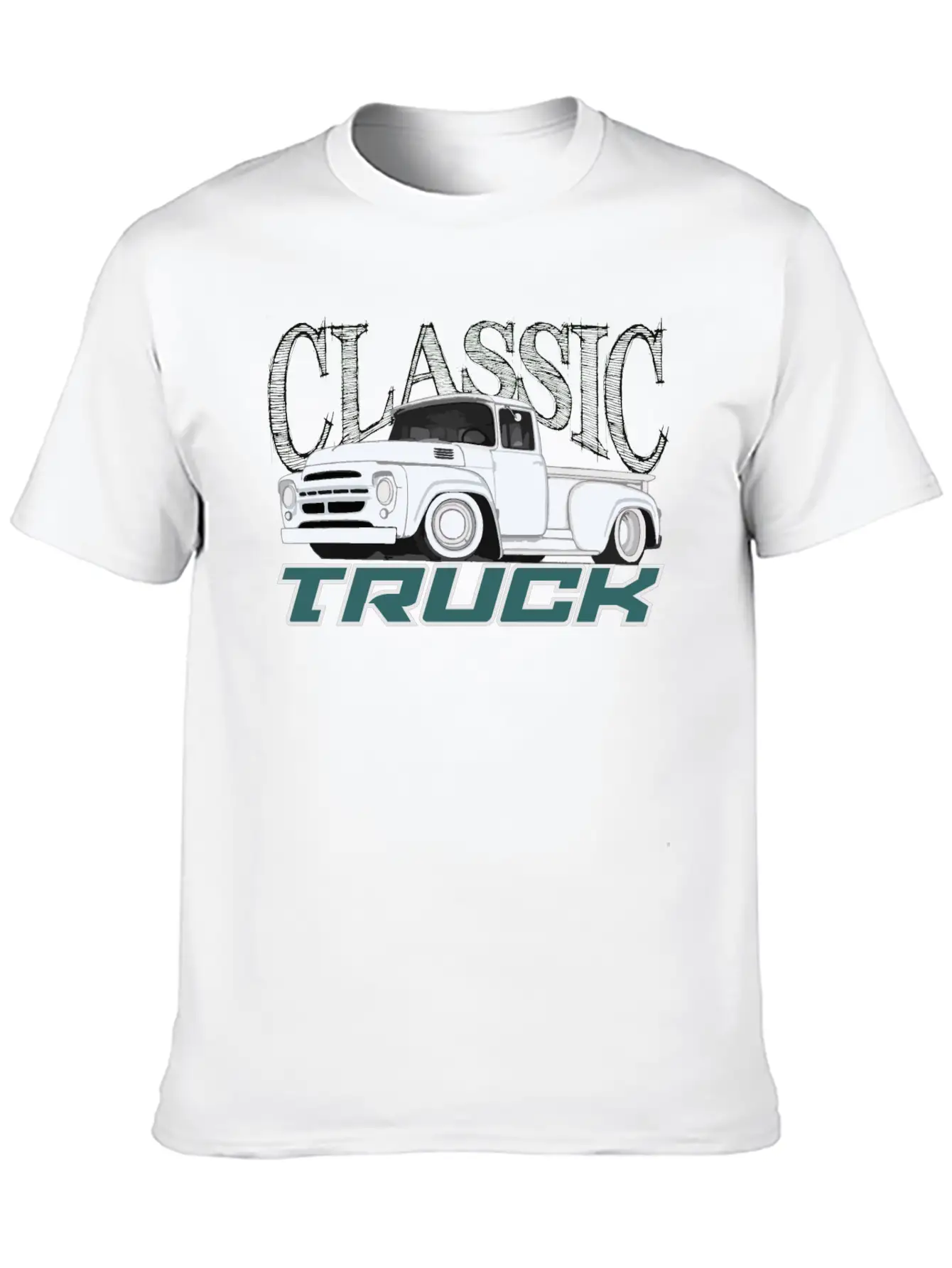 Classic Truck II Basic Graphic T-Shirt – Daily Comfort In Soft Cotton