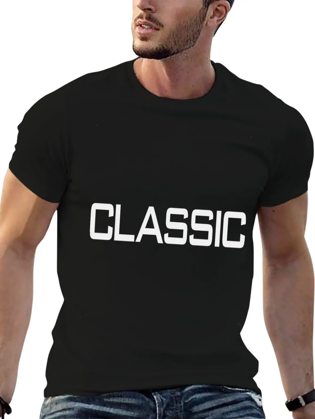 Classic Typography Design Breathable Soft Cotton T-Shirt – Timeless Casual Look