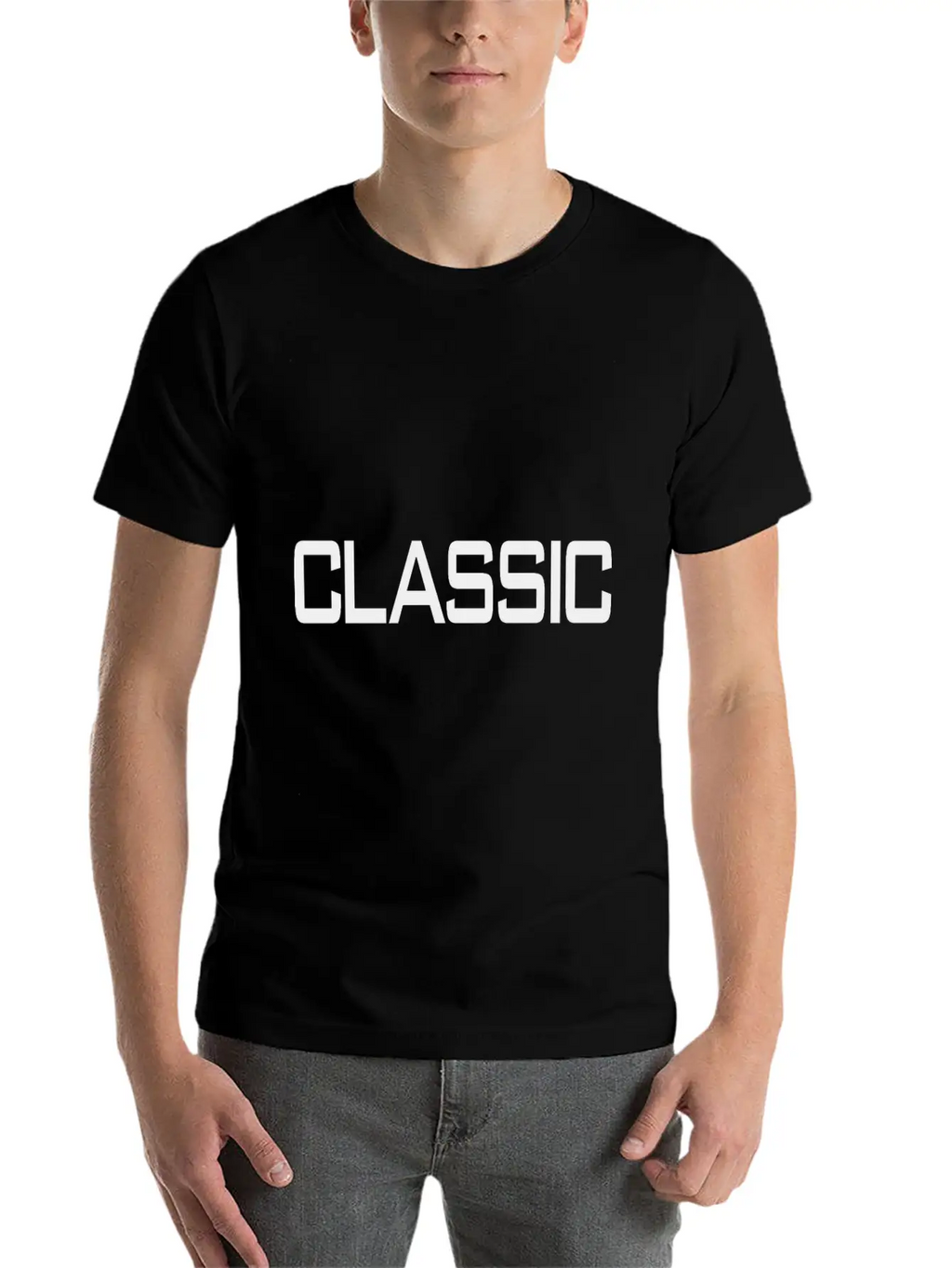Classic Typography Design Breathable Soft Cotton T-Shirt – Timeless Casual Look