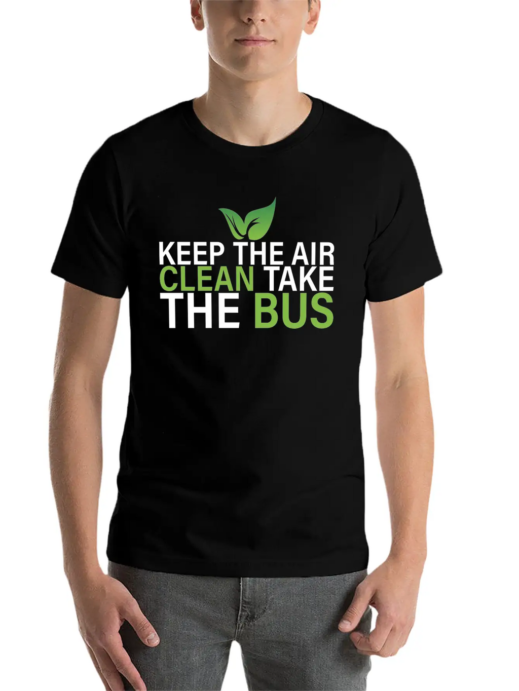 Clean Air Bus Save The Planet Stylish Everyday T-Shirt – Unisex Basic Cotton Tee