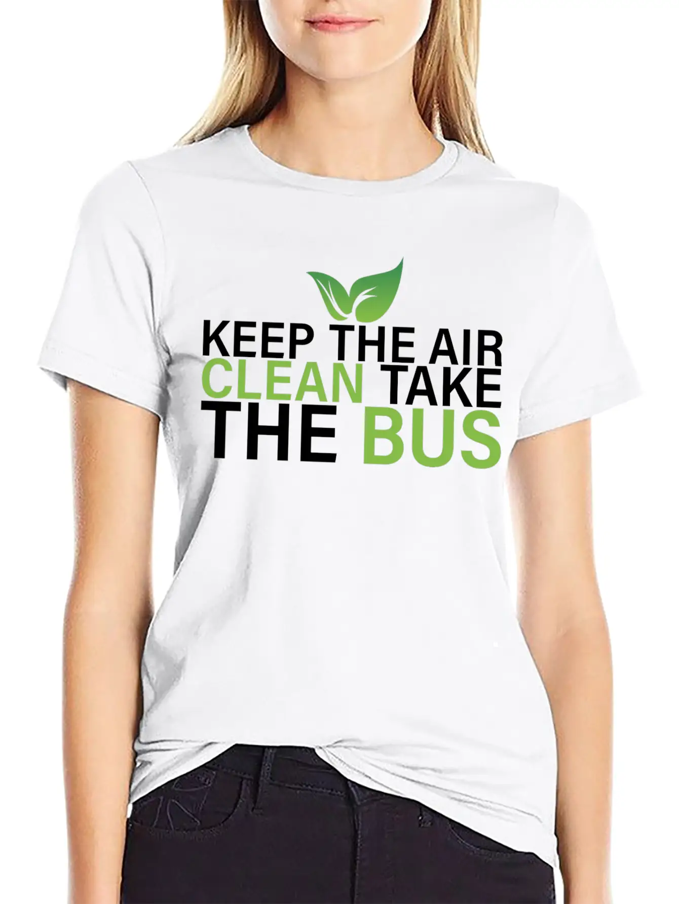 Clean Air Bus Save The Planet Stylish Everyday T-Shirt – Unisex Basic Cotton Tee