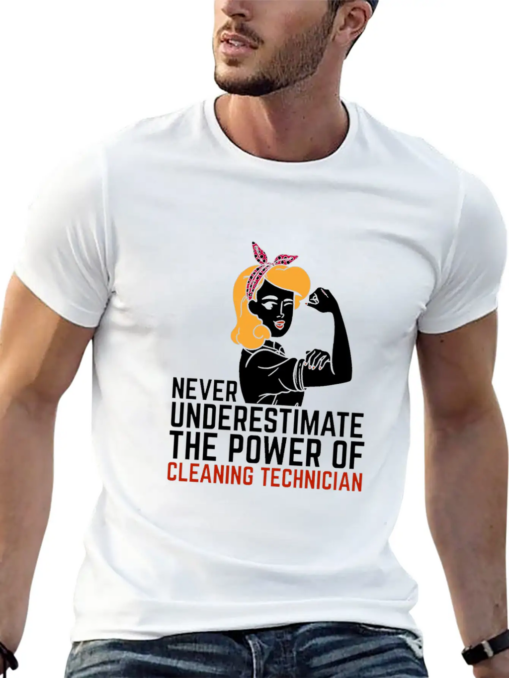 Cleaning Technician Classic Cotton Tee – Unisex Comfort For Any Season