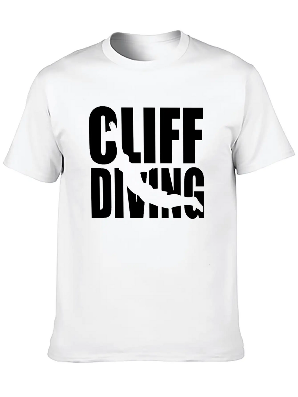 Cliff Diving - Water Sports Cliff Jumping Essential Cotton Tee For Daily Outfits – Unisex Style