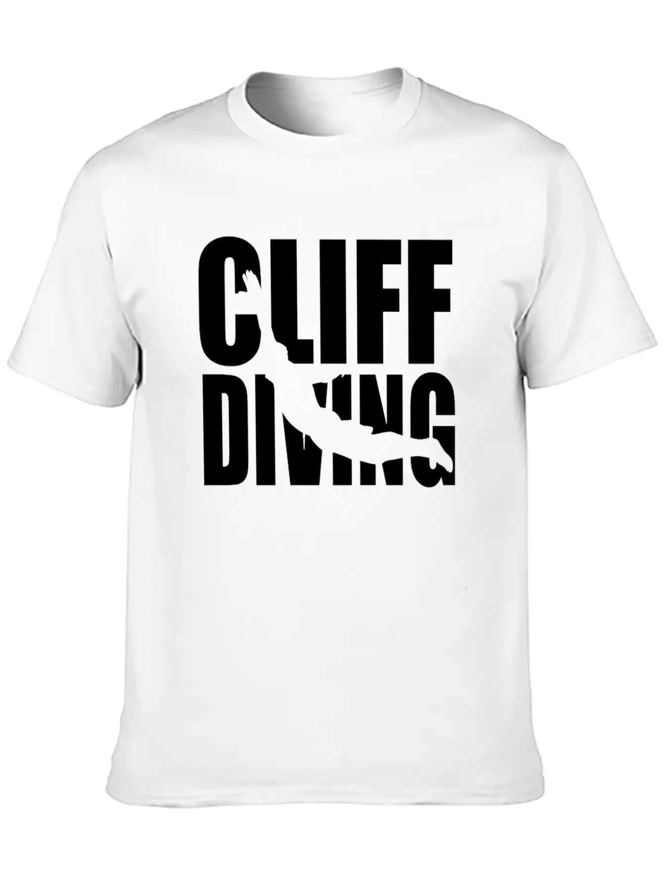 Cliff Diving - Water Sports Cliff Jumping Essential Cotton Tee For Daily Outfits – Unisex Style