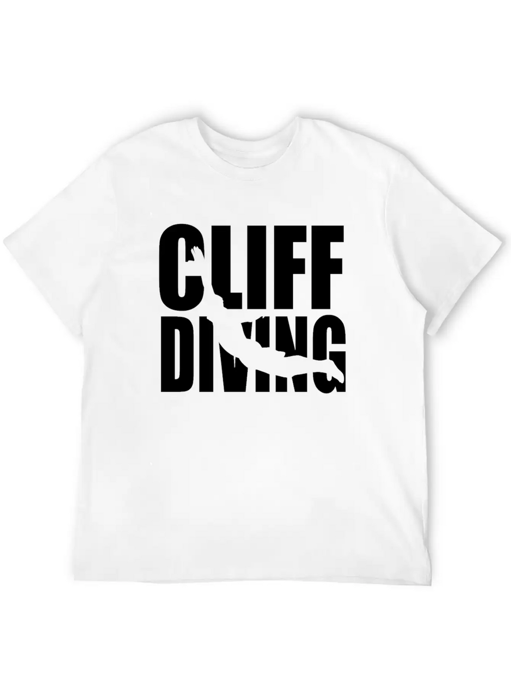 Cliff Diving - Water Sports Cliff Jumping Essential Cotton Tee For Daily Outfits – Unisex Style