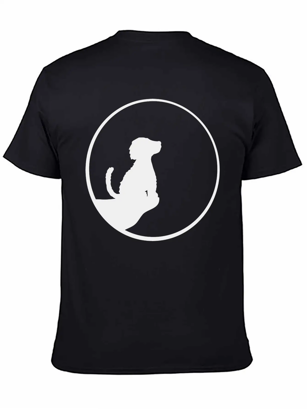 Cliff Moon Sitting Dog Timeless Short Sleeve Tee – Comfy And Minimalist Design