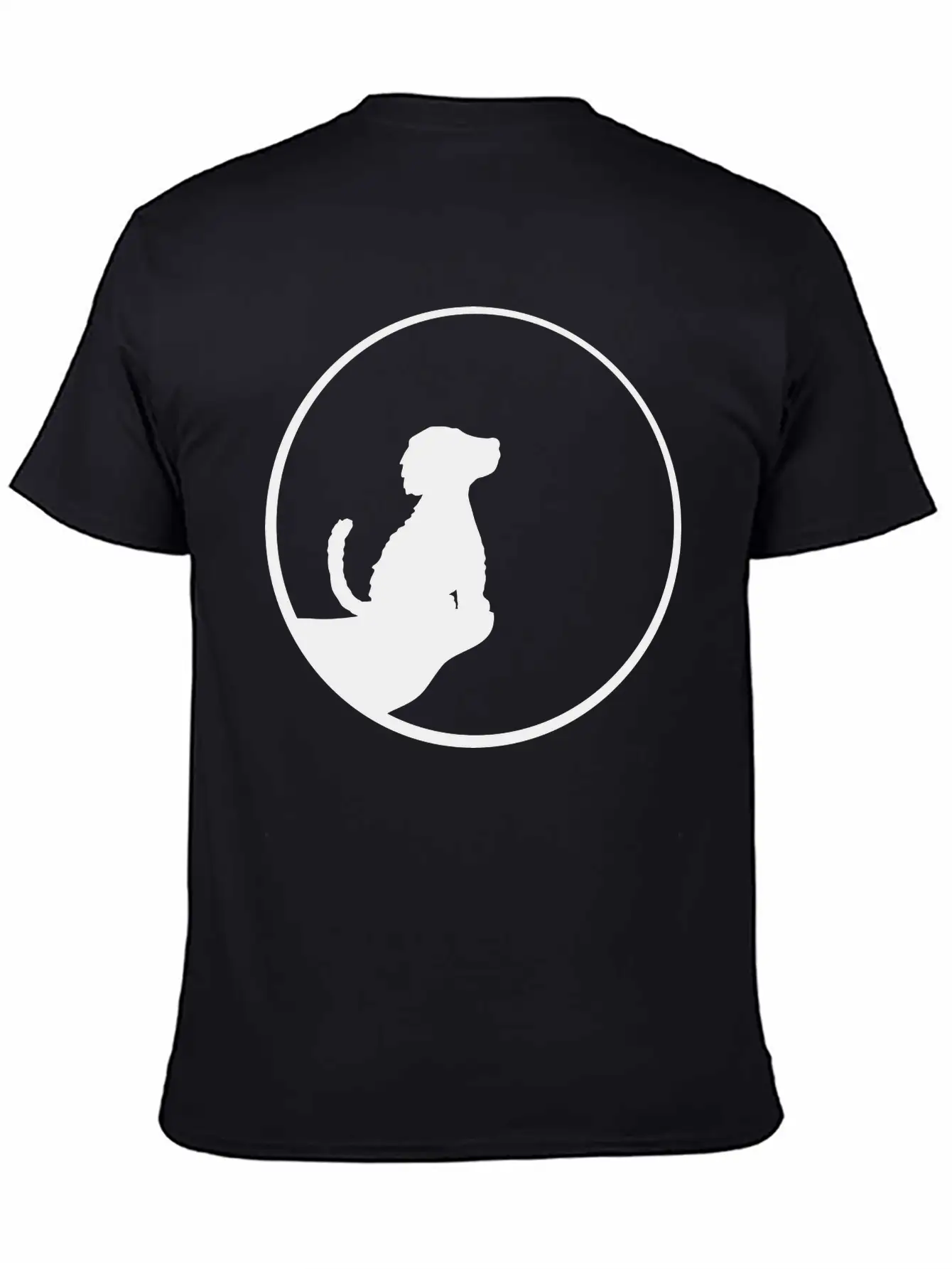 Cliff Moon Sitting Dog Timeless Short Sleeve Tee – Comfy And Minimalist Design