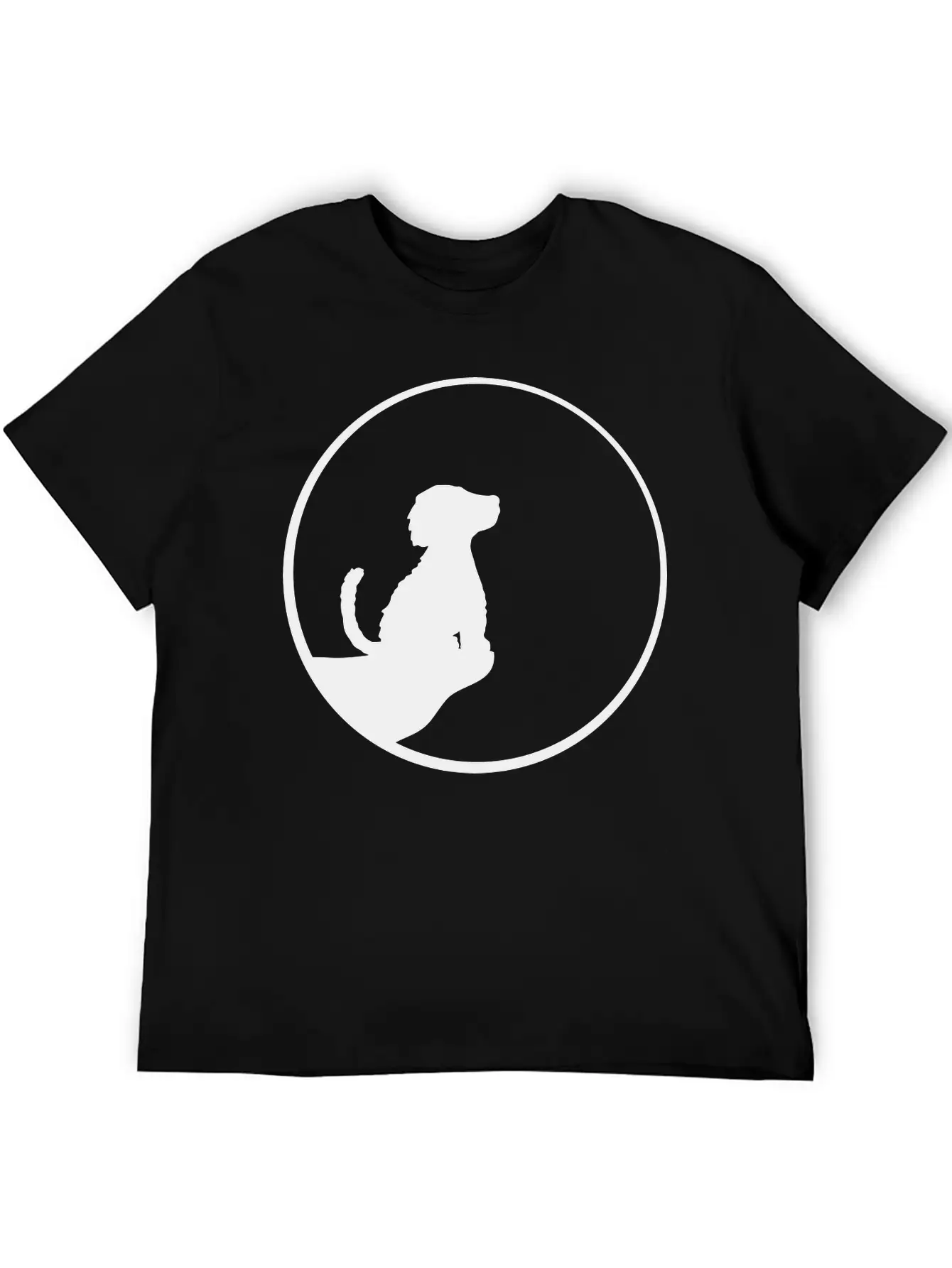Cliff Moon Sitting Dog Timeless Short Sleeve Tee – Comfy And Minimalist Design