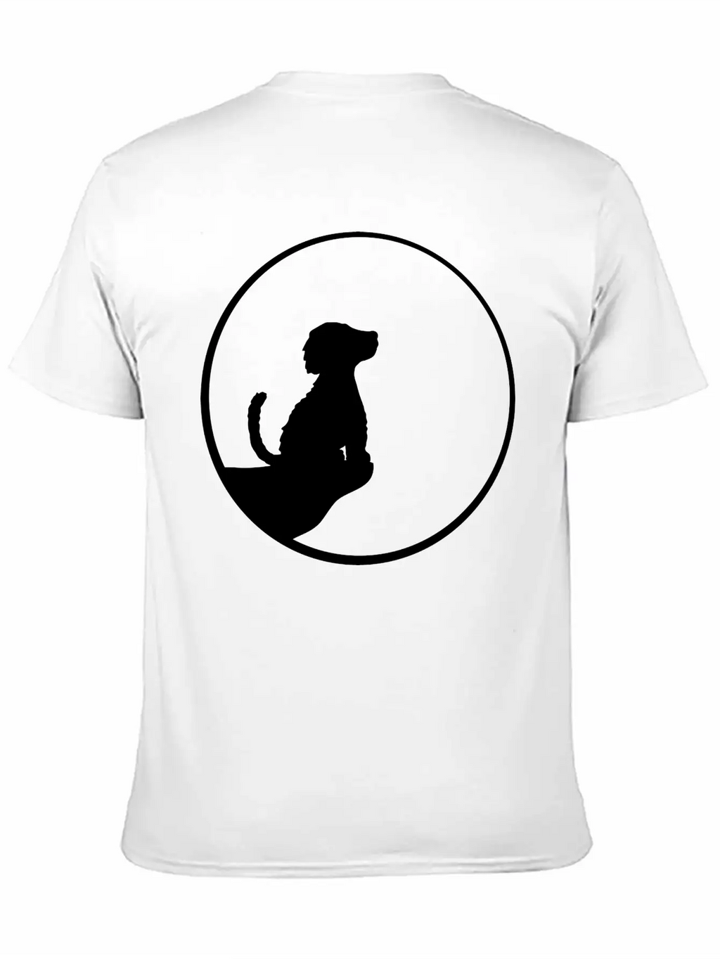Cliff Moon Sitting Dog Timeless Short Sleeve Tee – Comfy And Minimalist Design