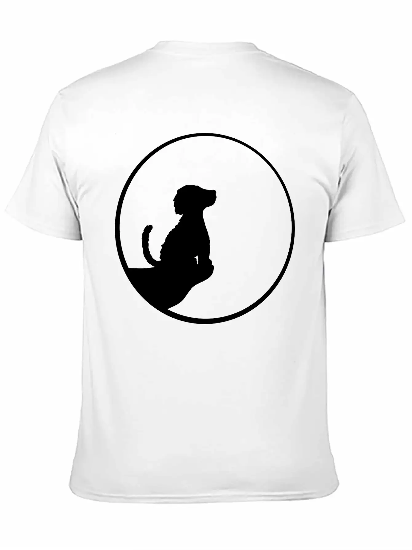 Cliff Moon Sitting Dog Timeless Short Sleeve Tee – Comfy And Minimalist Design