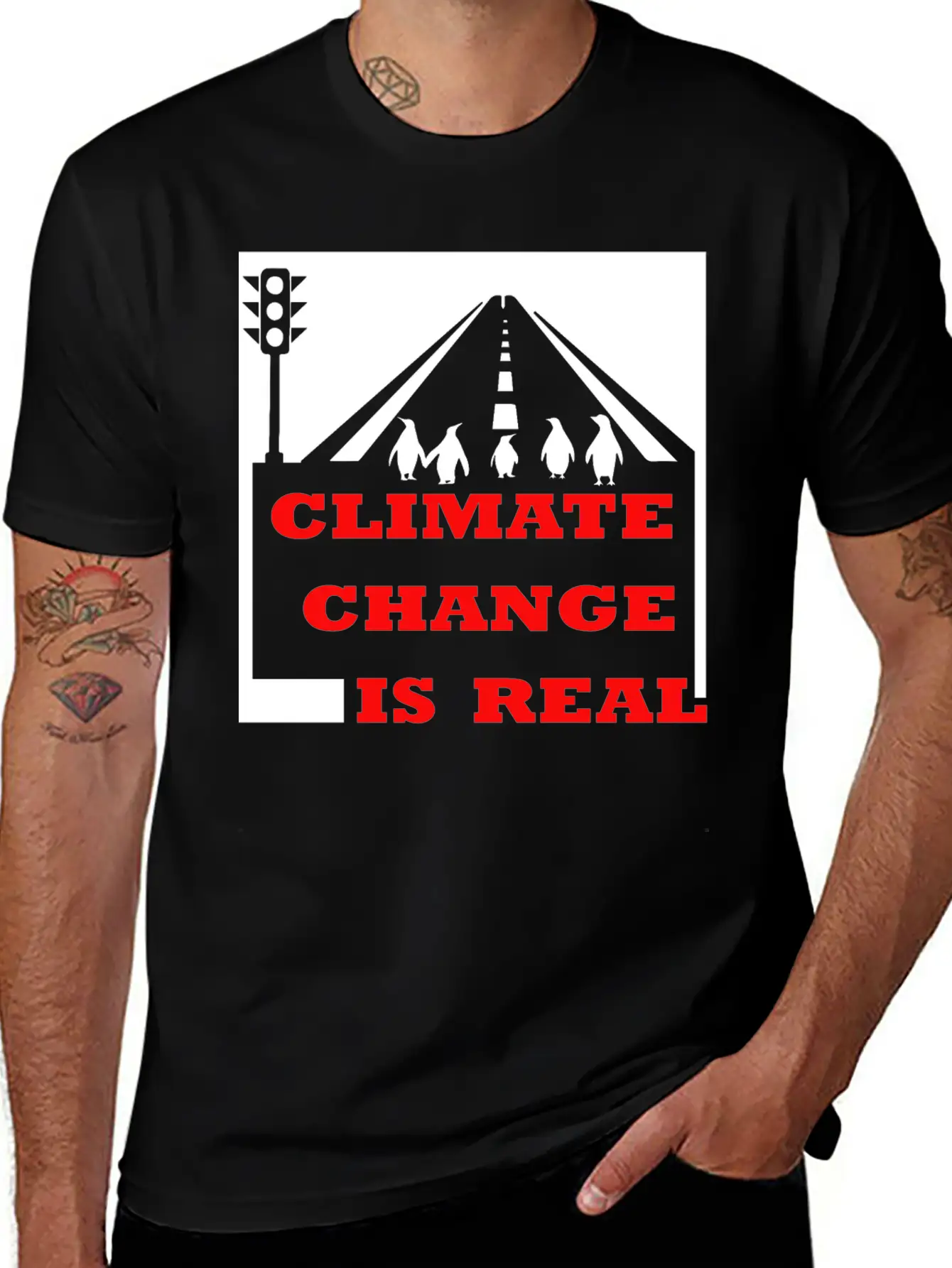 Climate Change Is Real, Global Warming, Our Planet Classic Cotton Tee – Unisex Comfort For Any Season