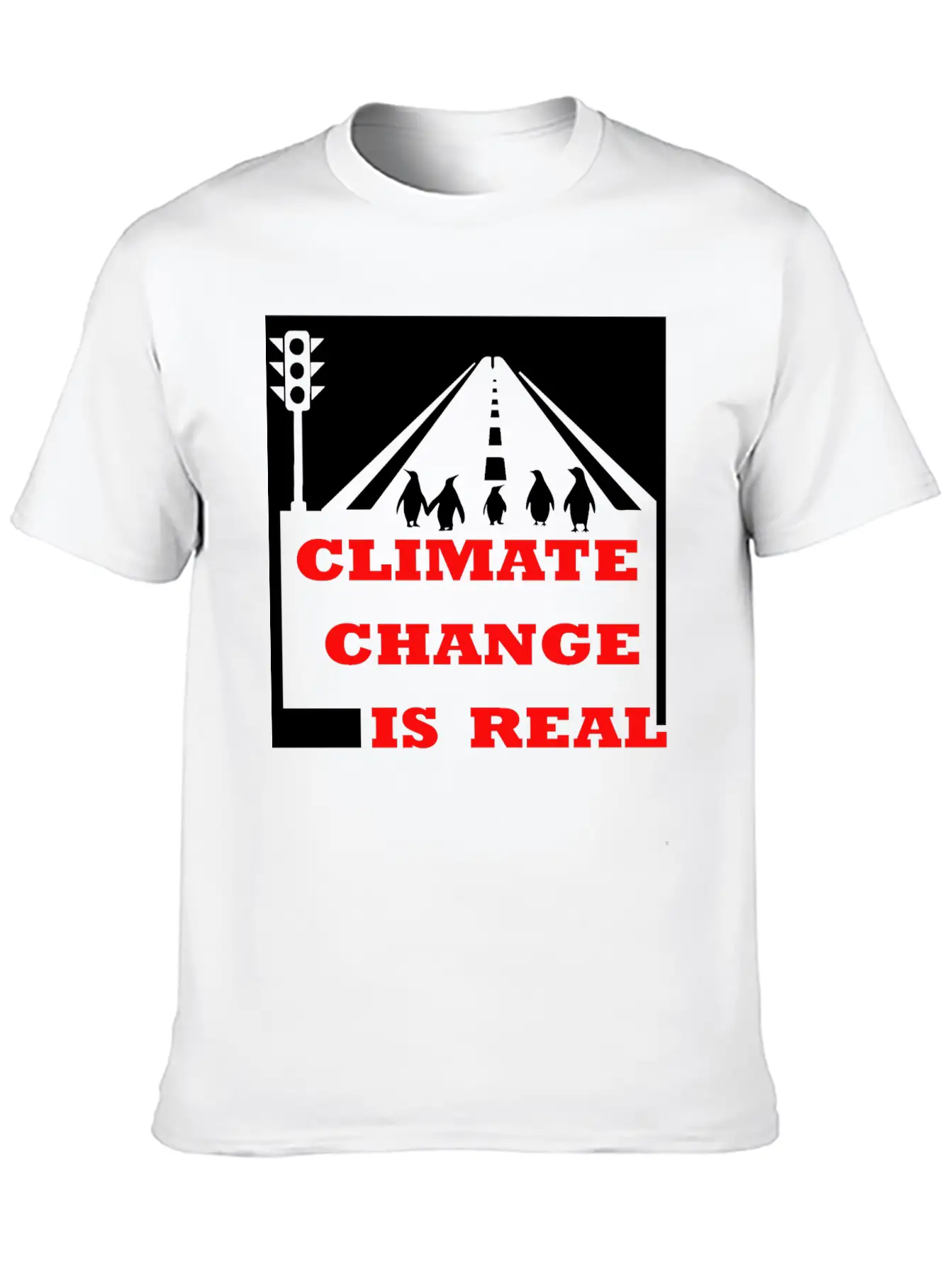 Climate Change Is Real, Global Warming, Our Planet Classic Cotton Tee – Unisex Comfort For Any Season