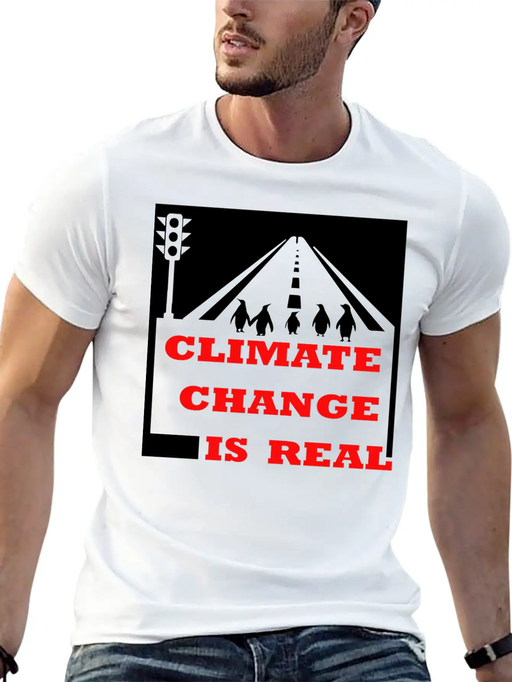 Climate Change Is Real, Global Warming, Our Planet Classic Cotton Tee – Unisex Comfort For Any Season