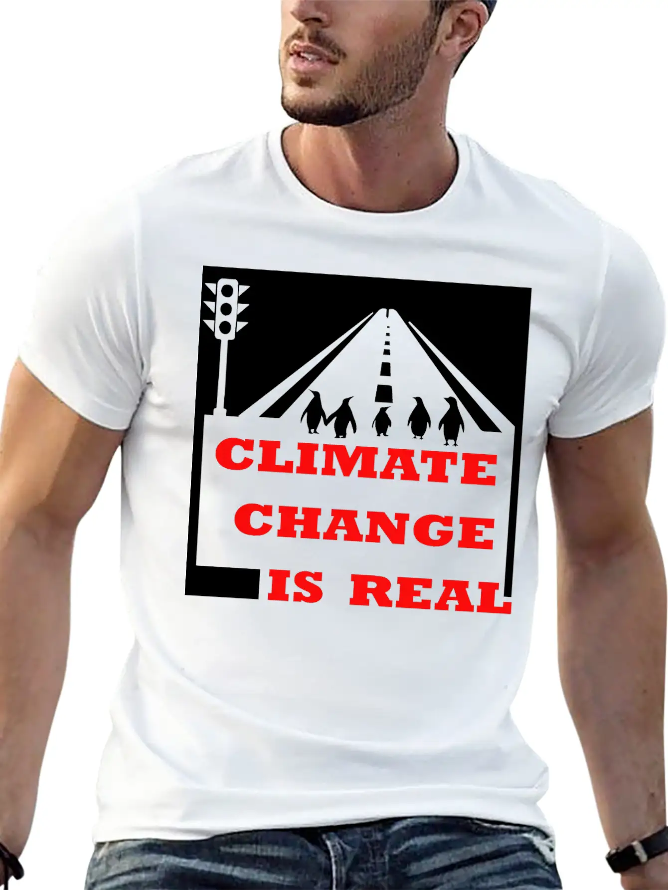 Climate Change Is Real, Global Warming, Our Planet Classic Cotton Tee – Unisex Comfort For Any Season