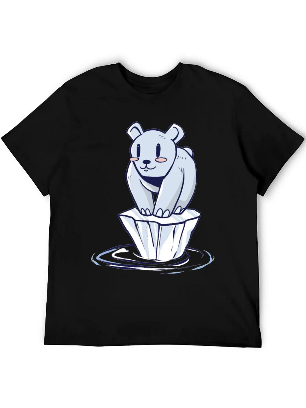 Climate Change - Save The Climate - Polar Bear Essential Cotton Tee For Daily Outfits – Unisex Style