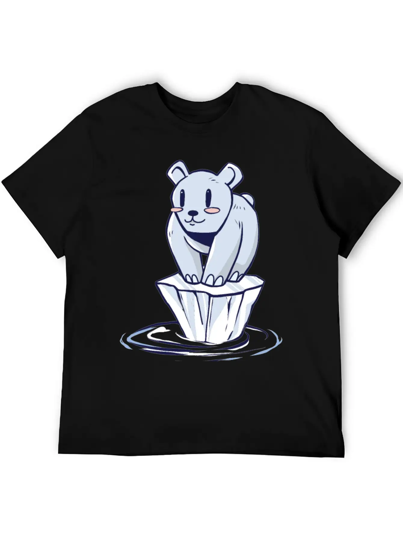 Climate Change - Save The Climate - Polar Bear Essential Cotton Tee For Daily Outfits – Unisex Style
