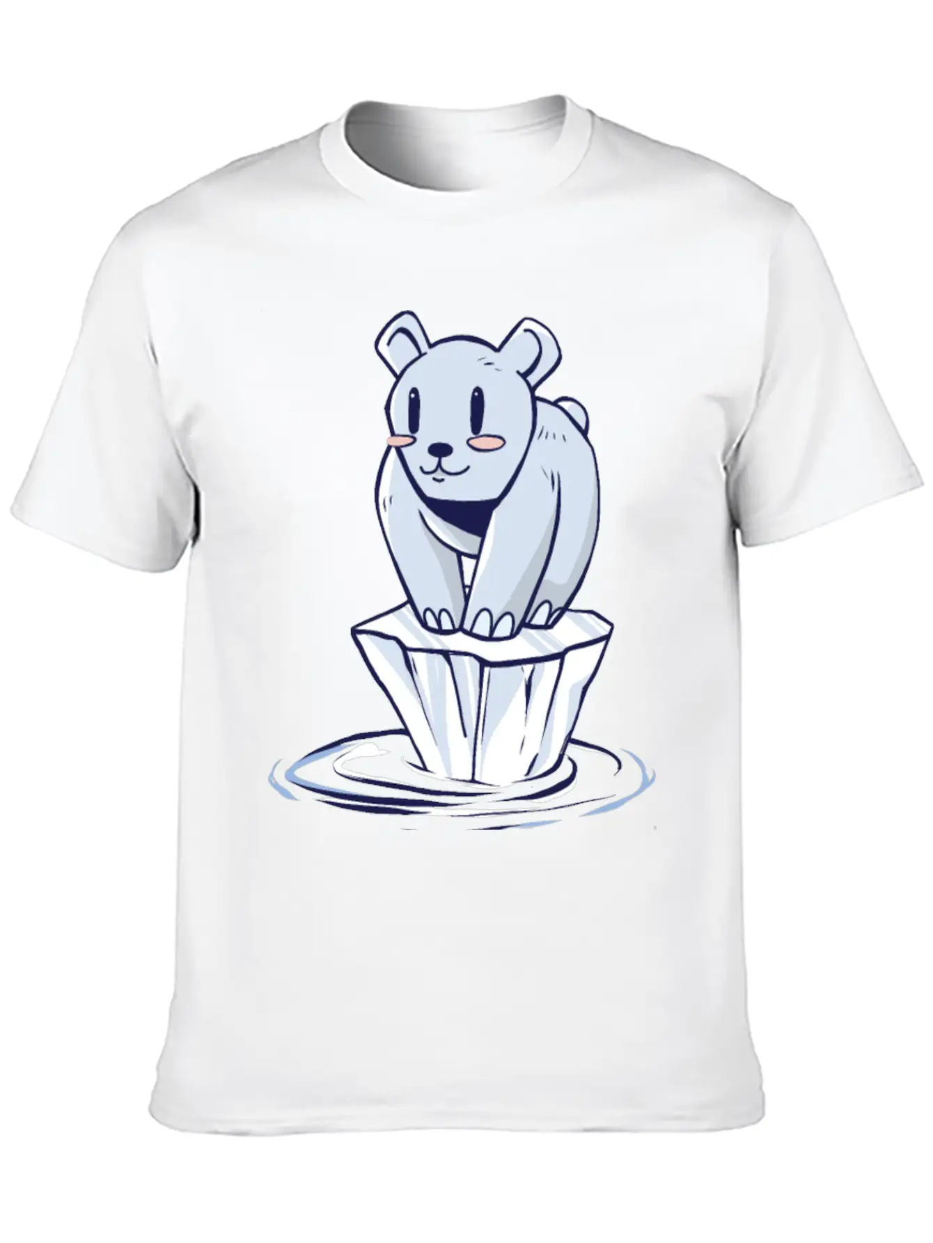 Climate Change - Save The Climate - Polar Bear Essential Cotton Tee For Daily Outfits – Unisex Style