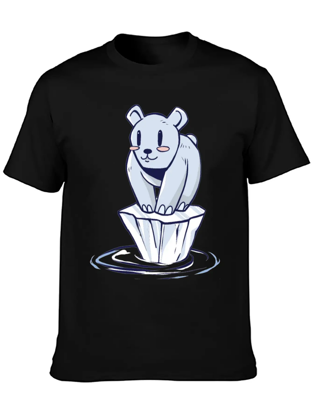 Climate Change - Save The Climate - Polar Bear Essential Cotton Tee For Daily Outfits – Unisex Style