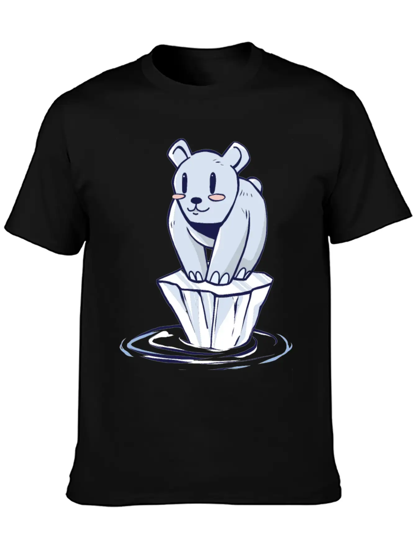 Climate Change - Save The Climate - Polar Bear Essential Cotton Tee For Daily Outfits – Unisex Style