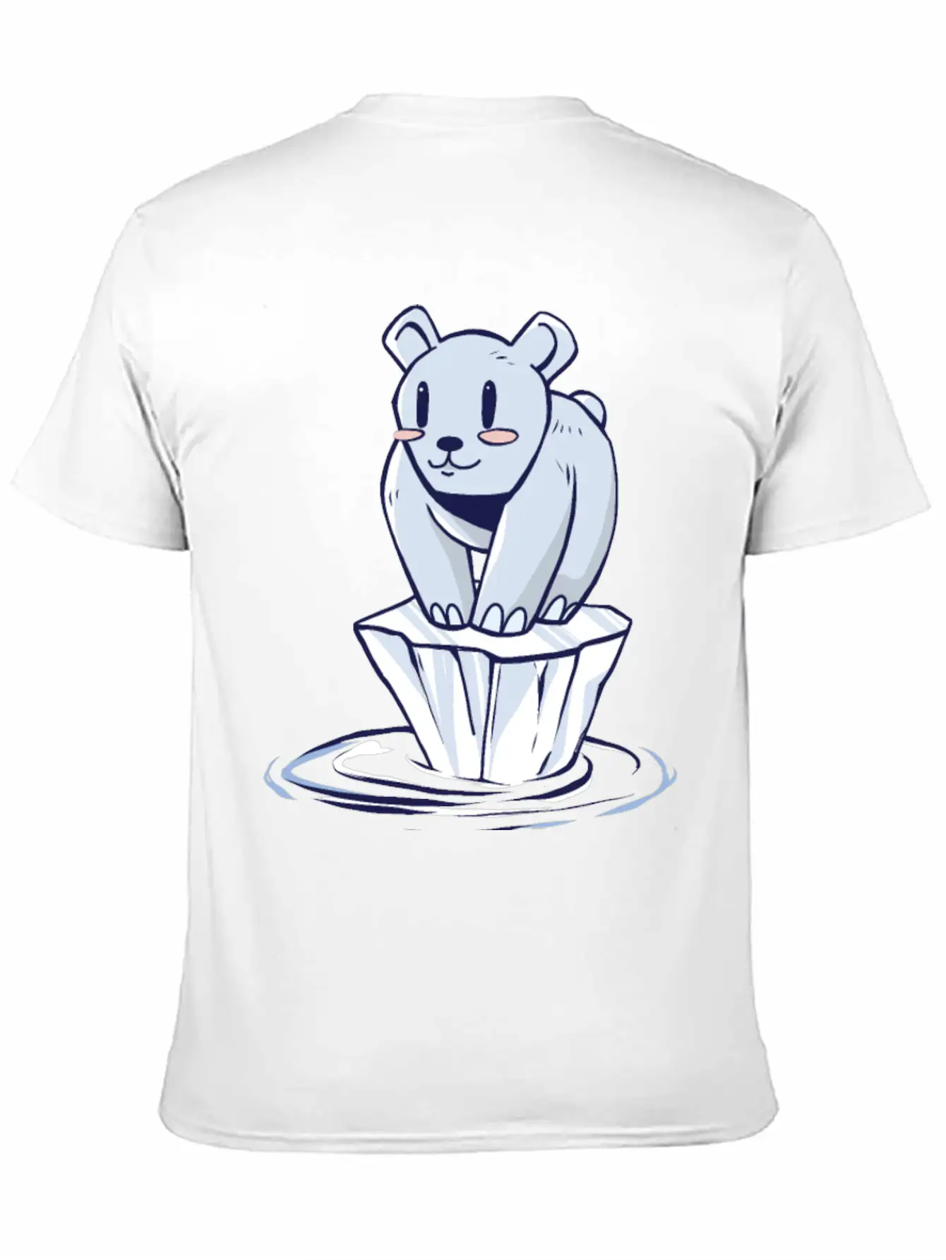 Climate Change - Save The Climate - Polar Bear Essential Cotton Tee For Daily Outfits – Unisex Style